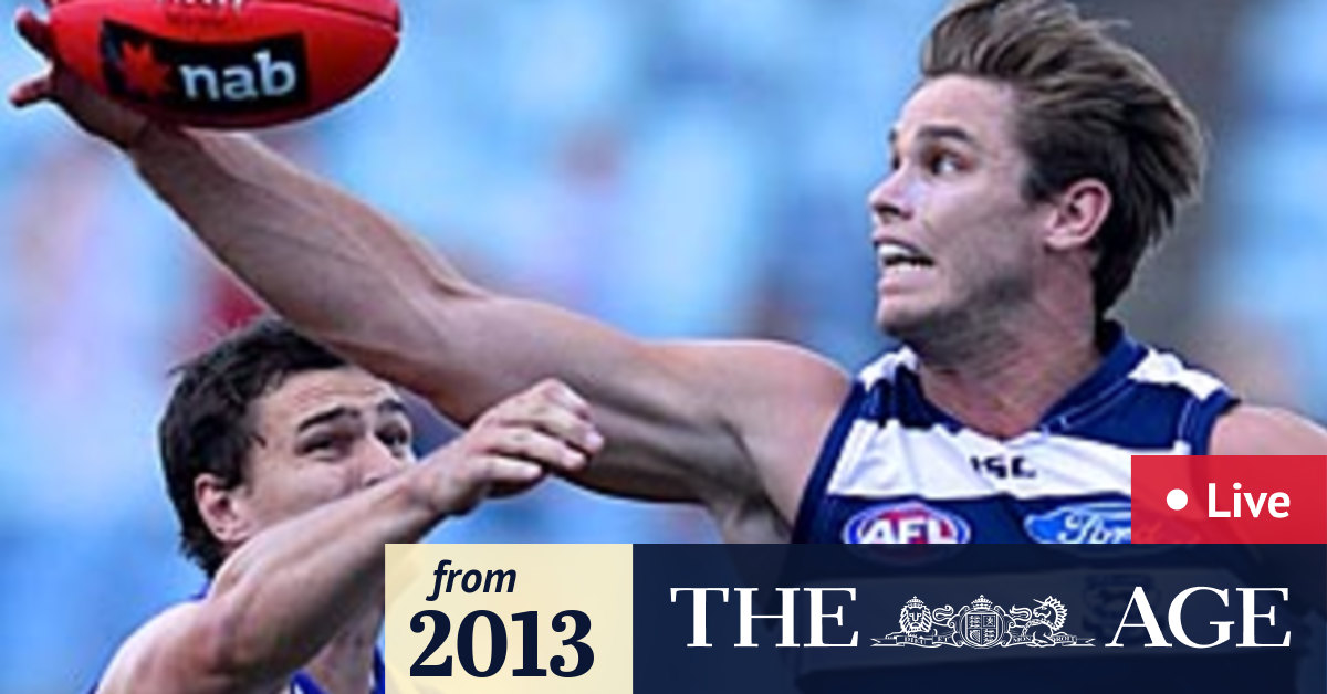 Live AFL North Melbourne v Geelong